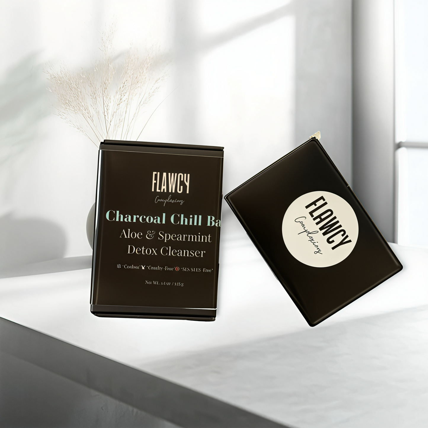 Charcoal Chill Bar – Aloe & Spearmint Detox Cleanser