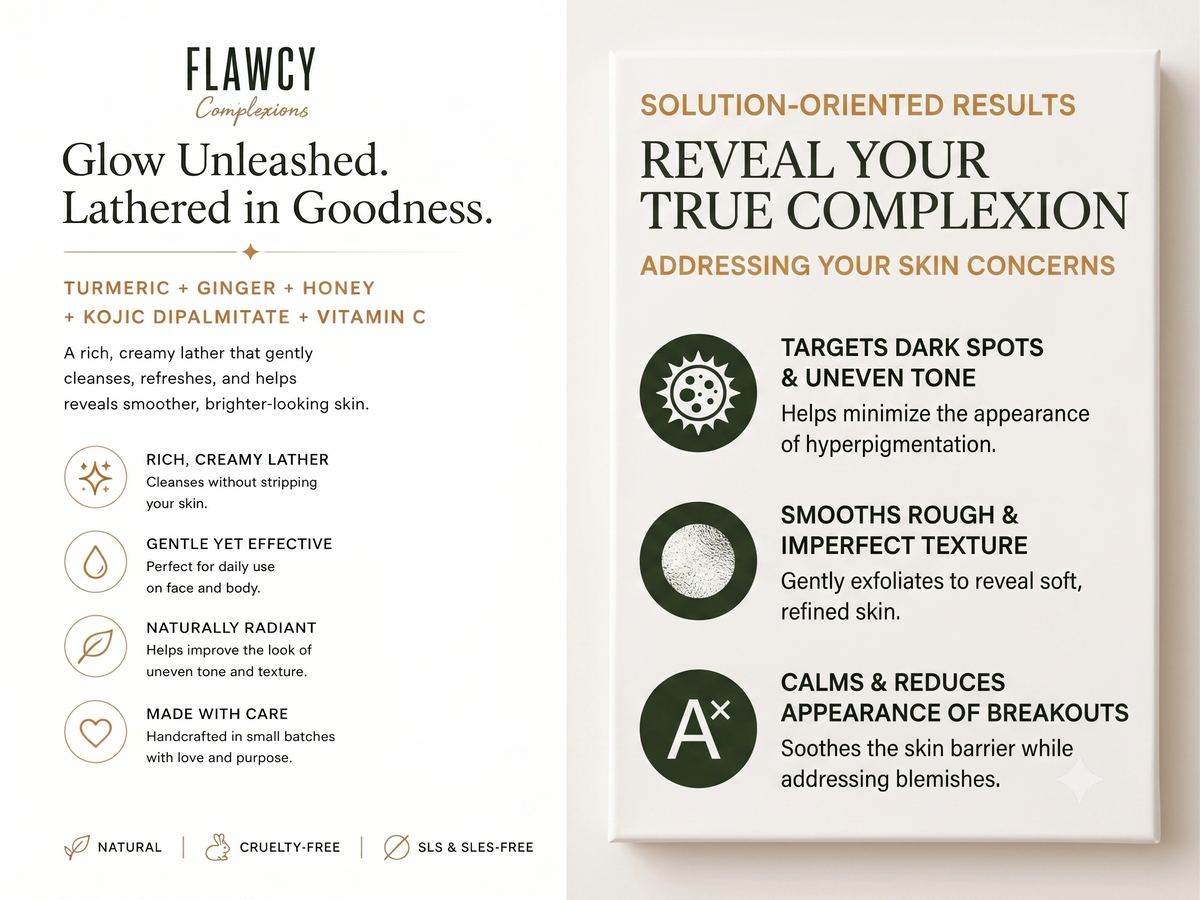 Glow Unleashed Bar| Brightening Cleansing Bar