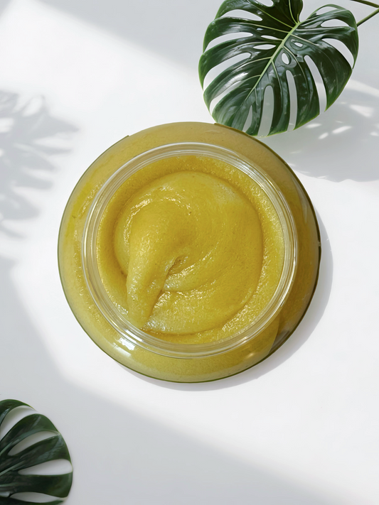 GLOFIERCE™ Turmeric + Manuka + Lemon Brightening Body Scrub
