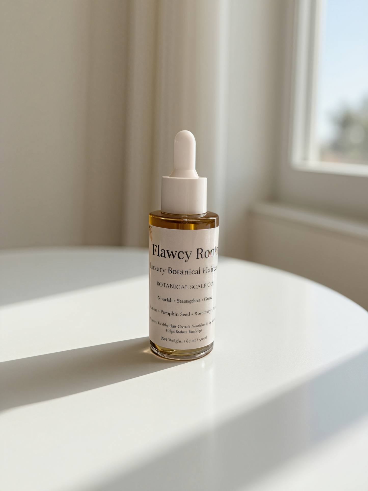 Flawcy Roots™ Luxury Botanical Scalp Growth Oil Nourish • Strengthen • Grow