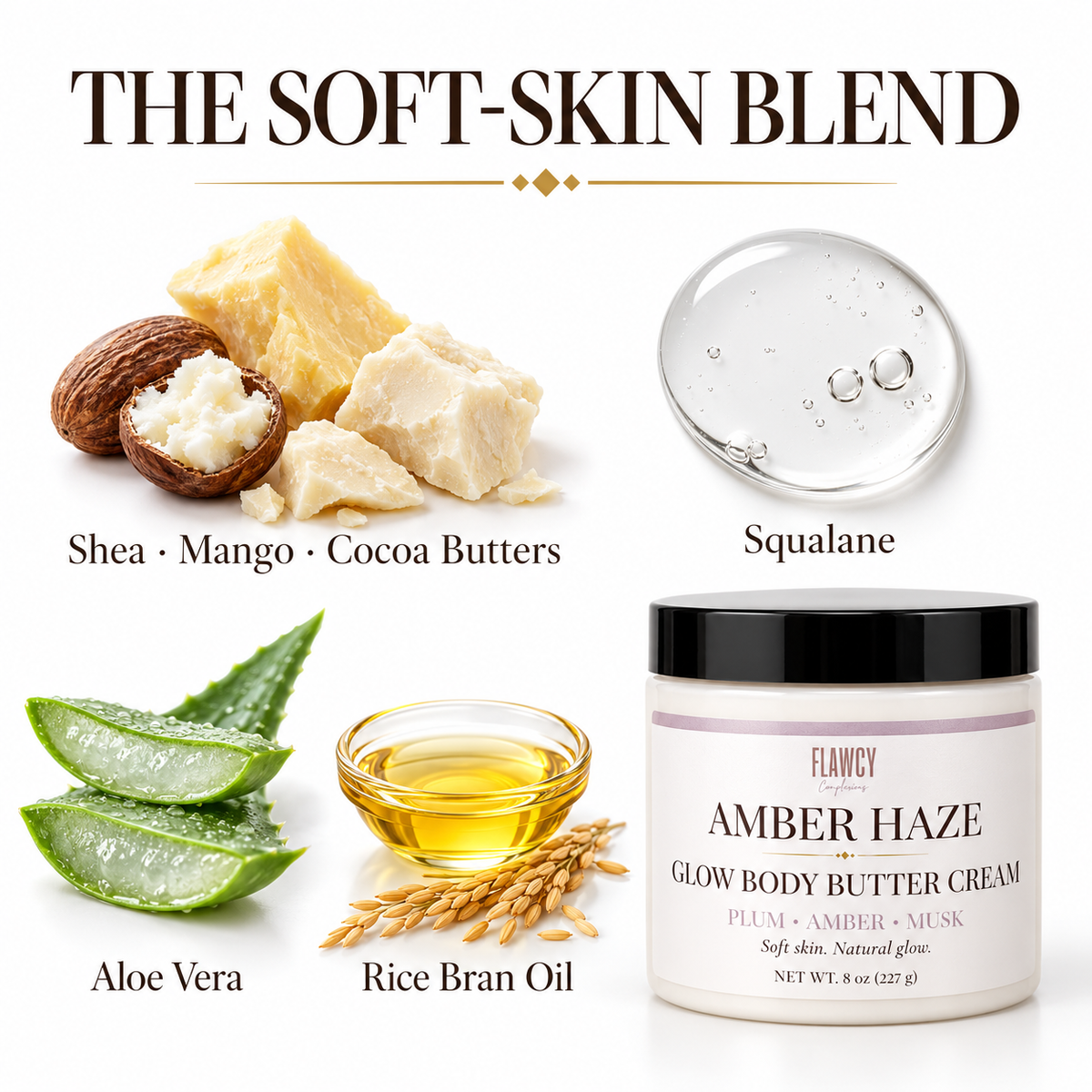 Bare Glow Body Butter Cream