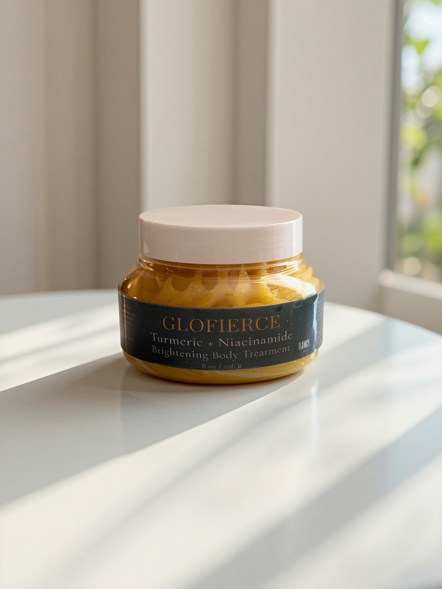 GLOFIERCE TURMERIC + NIACINAMIDE BRIGHTENING BODY TREATMENT