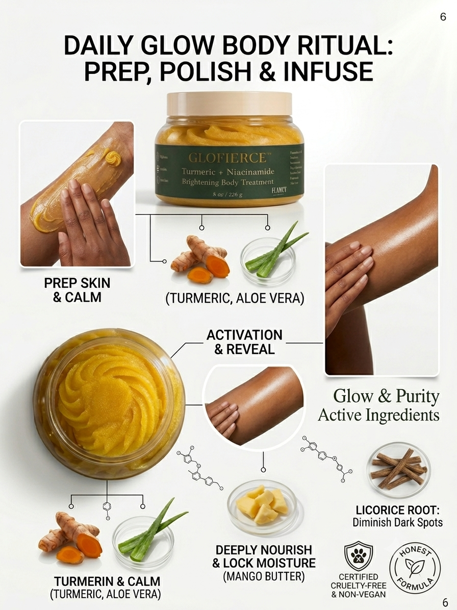 GloFierce Turmeric  Brightening Body Treatment