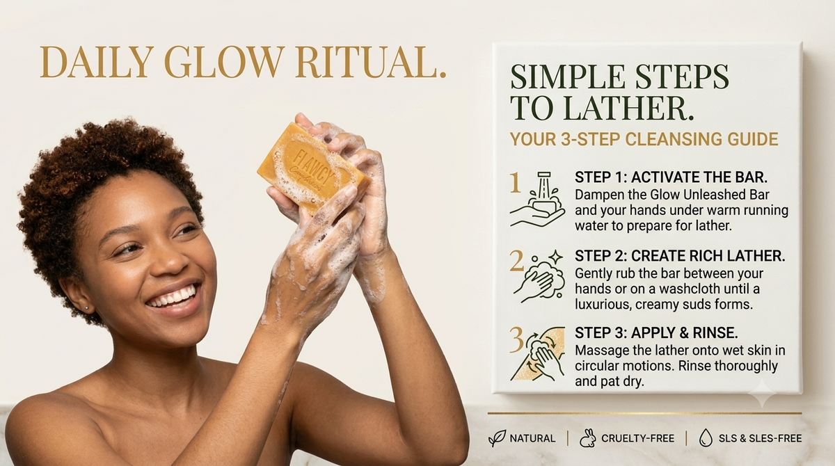 Glow Unleashed Bar| Brightening Cleansing Bar