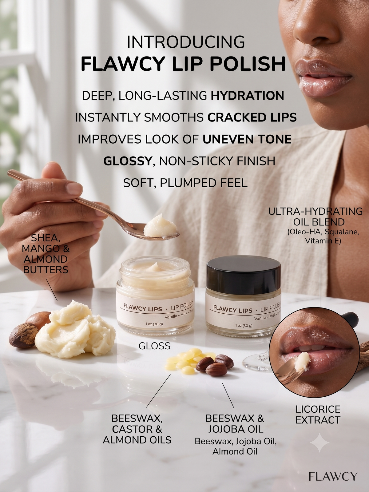Flawcy Lip Polish | Hydrating Balm