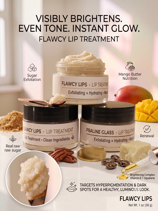 Flawcy Lip Treatment – Smooth + Renew Scrub