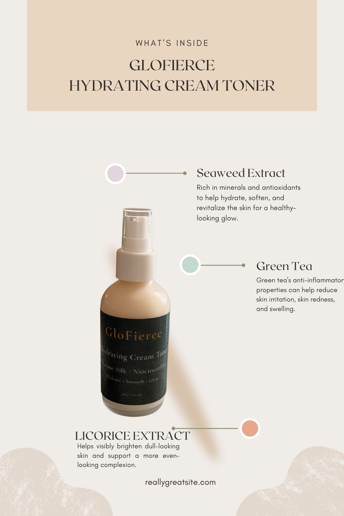 GloFierce Hydrating Cream Toner
