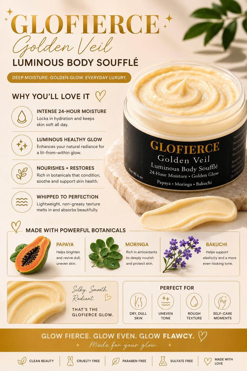 GLOFIERCE Luminous Body Soufflé