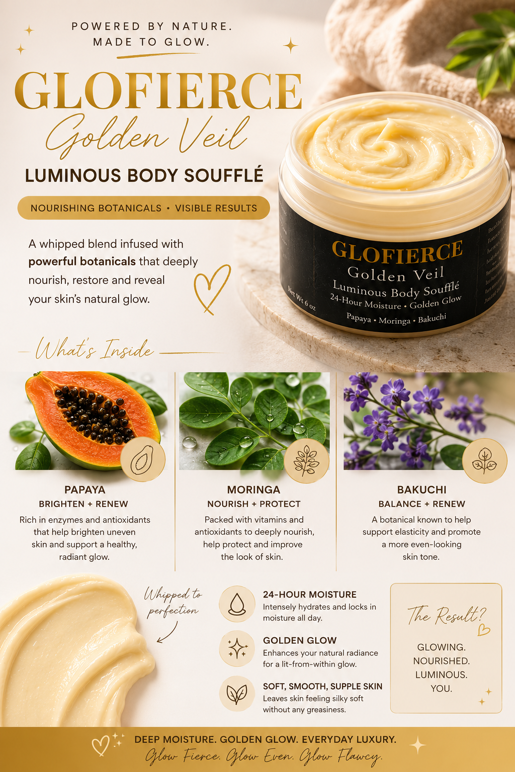 GLOFIERCE Luminous Body Soufflé