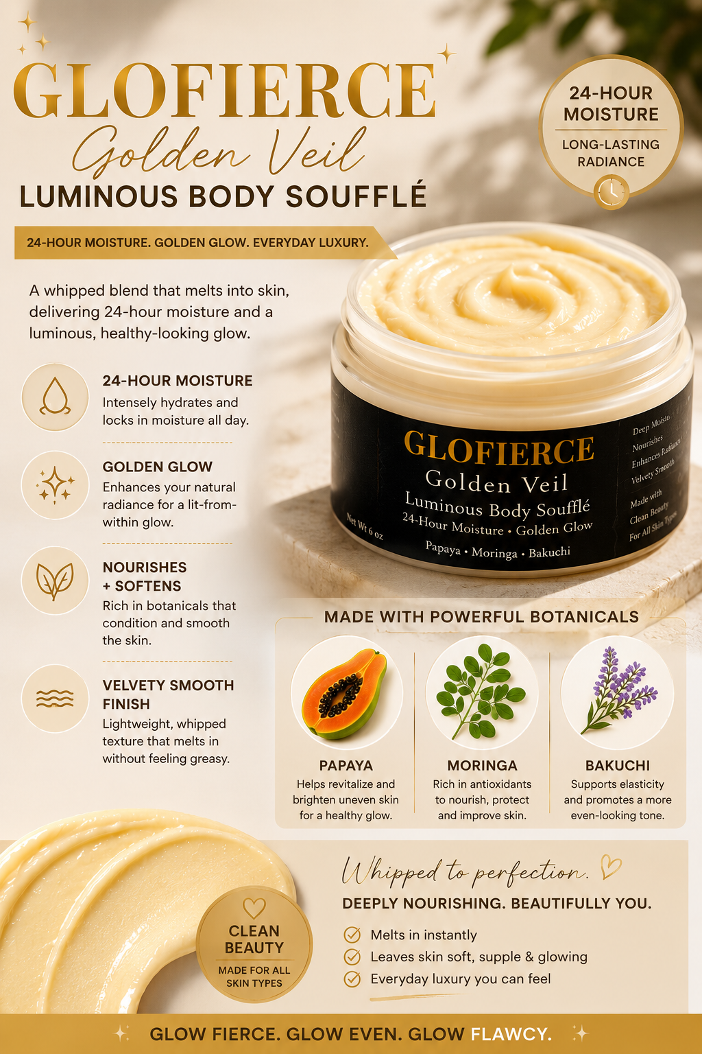 GLOFIERCE Luminous Body Soufflé