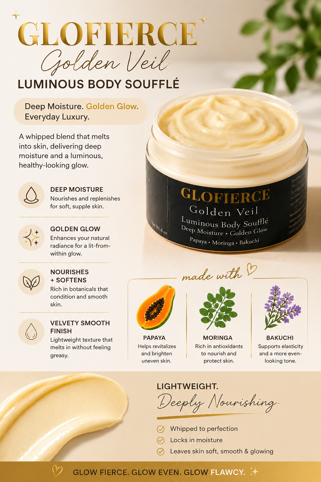 GLOFIERCE Luminous Body Soufflé