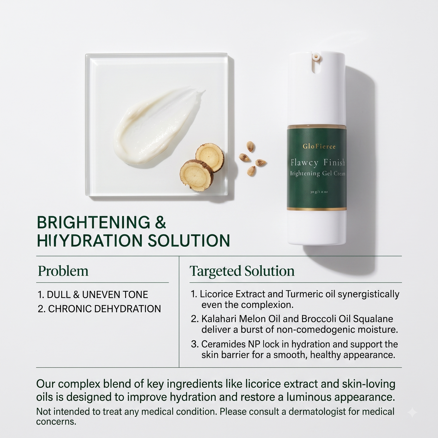 FLAWCY FINISH Brightening + Hydrating Moisturizer