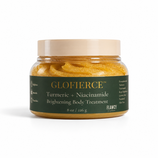 GLOFIERCE TURMERIC + NIACINAMIDE BRIGHTENING BODY TREATMENT