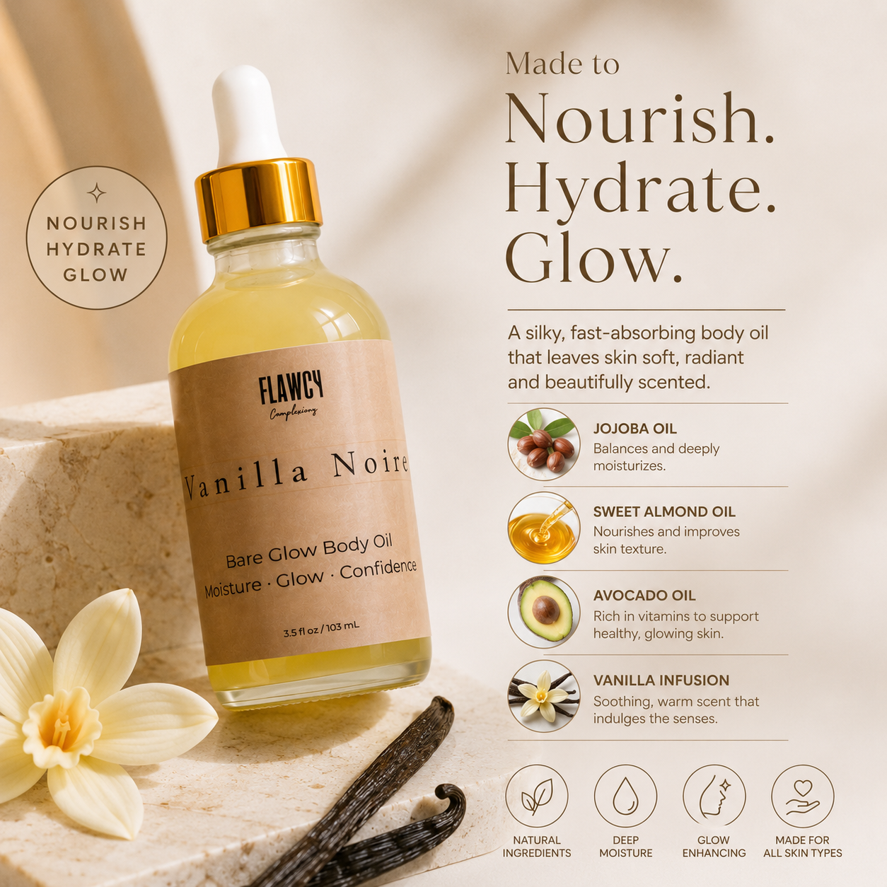 Bare Glow Body Oil