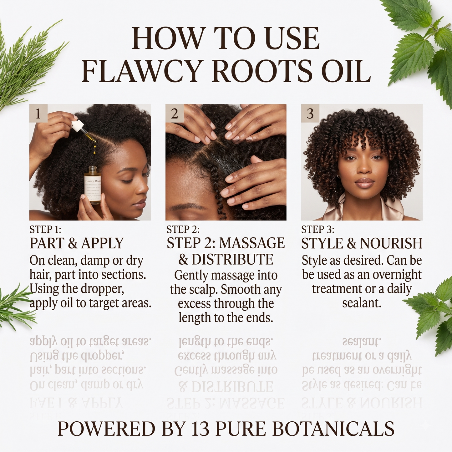 Flawcy Roots™ Luxury Botanical Scalp Growth Oil Nourish • Strengthen • Grow
