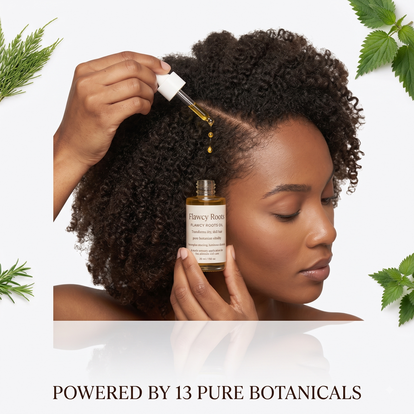 Flawcy Roots™ Luxury Botanical Scalp Growth Oil Nourish • Strengthen • Grow