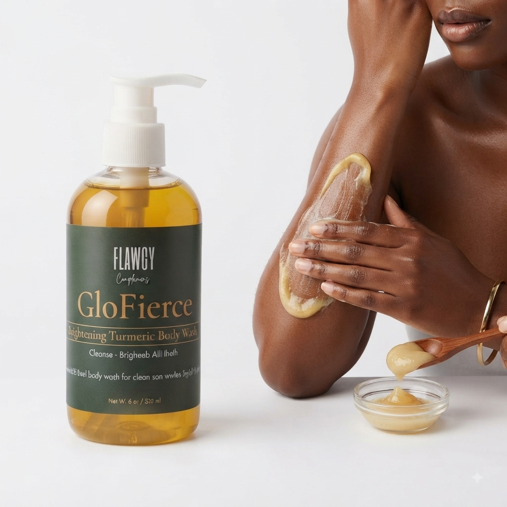 GloFierce  Brightening Turmeric Body Wash