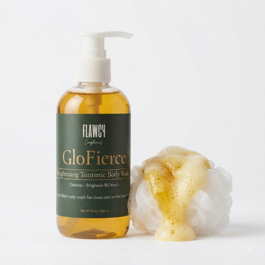 GloFierce  Brightening Turmeric Body Wash