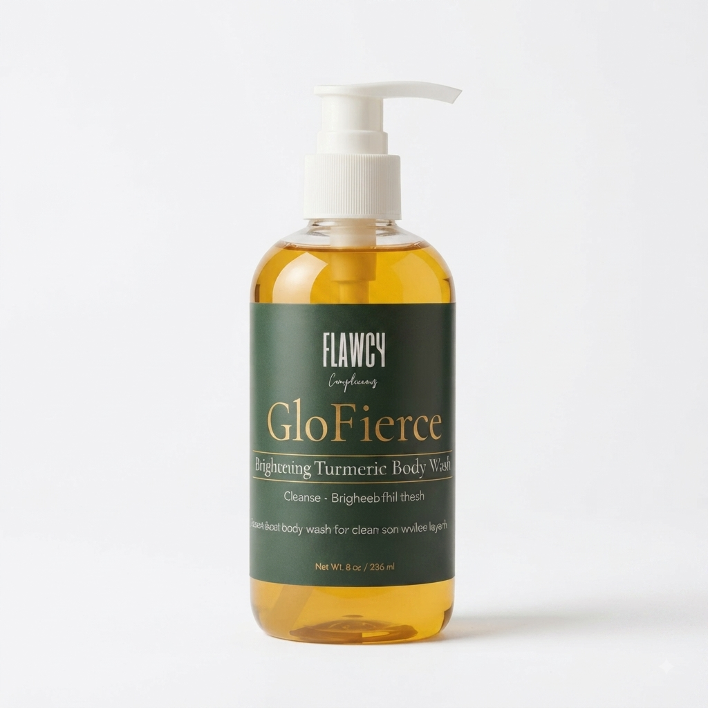 GloFierce  Brightening Turmeric Body Wash