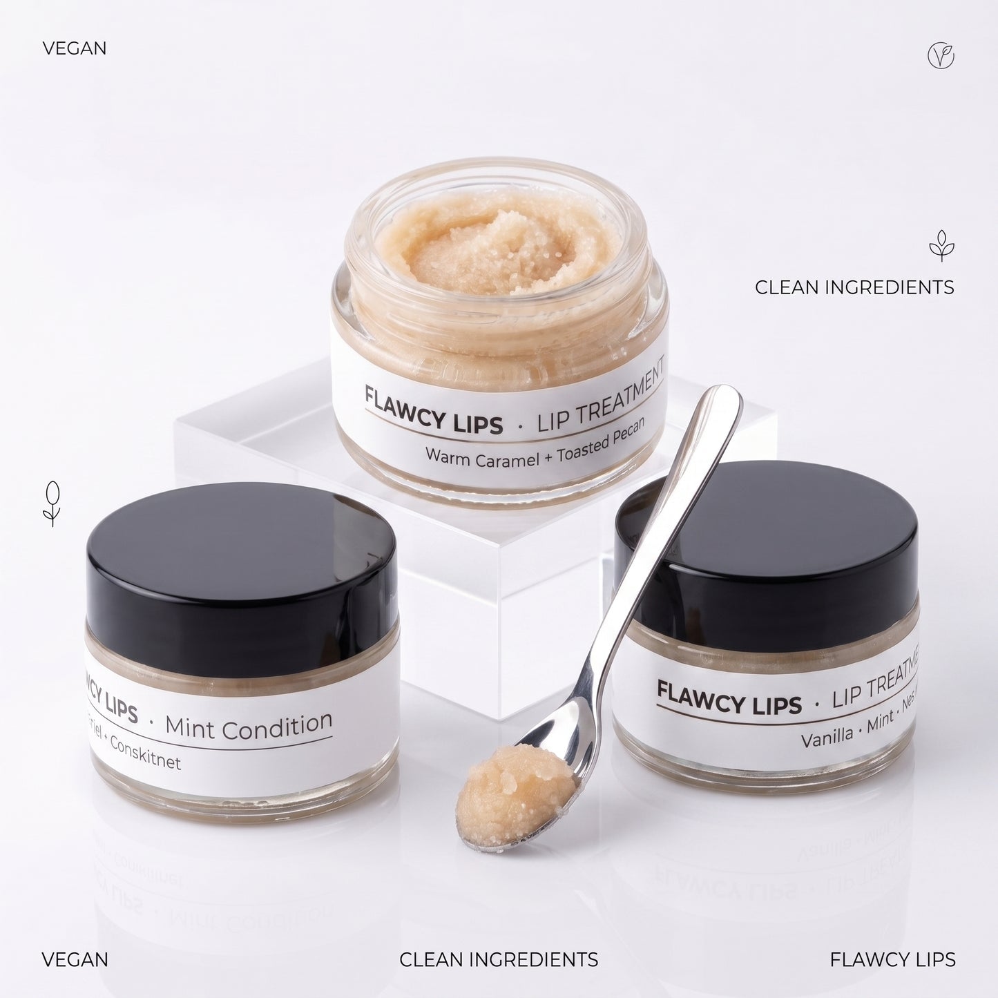 Flawcy Lip Treatment – Smooth + Renew Scrub