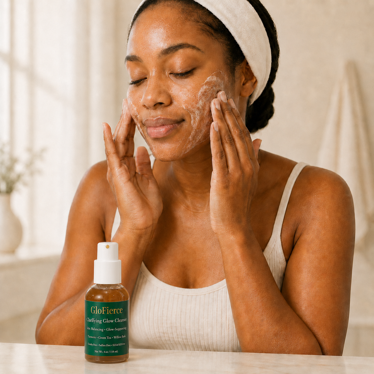 GloFierce Clarifying Glow Face Cleanser
