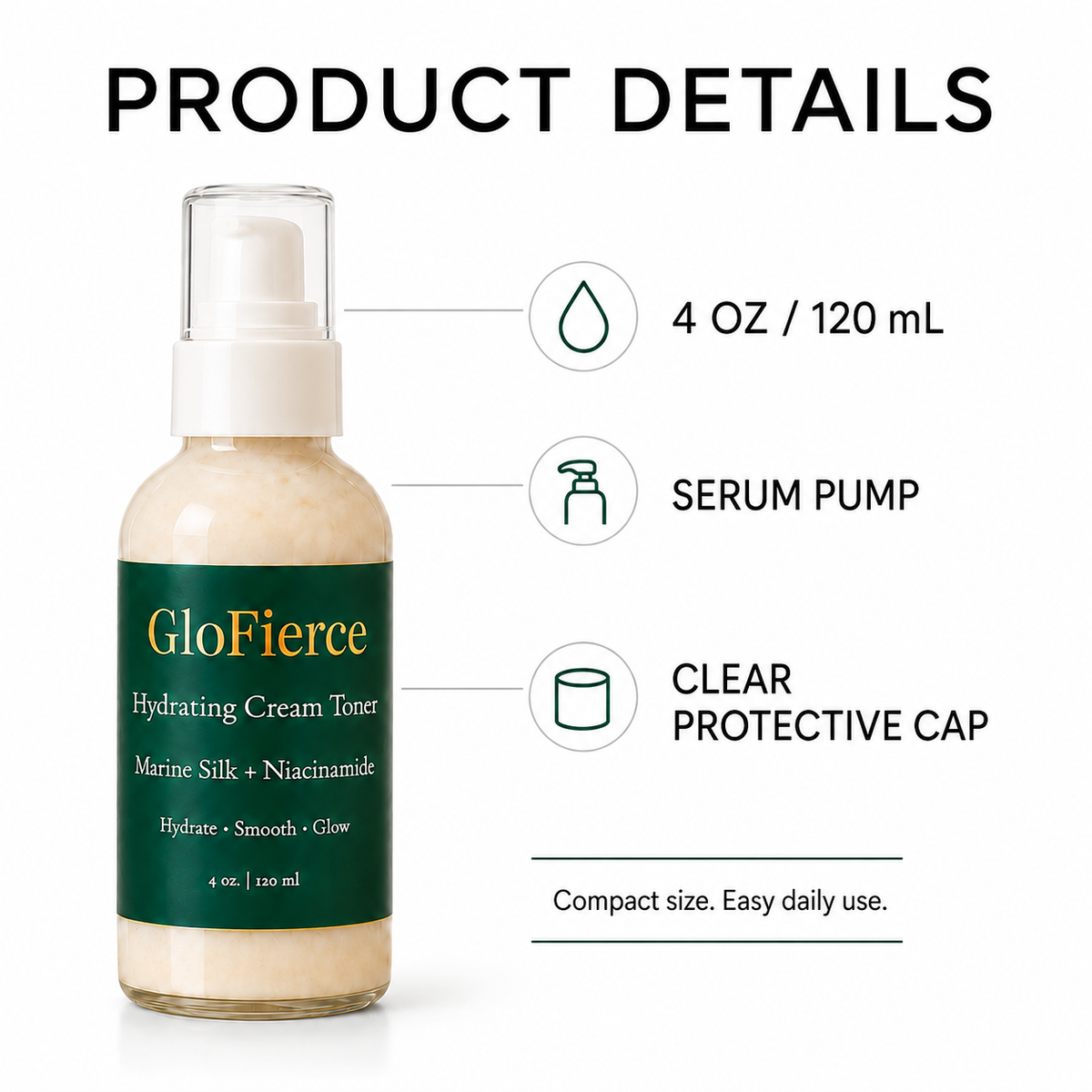 GloFierce Hydrating Cream Toner