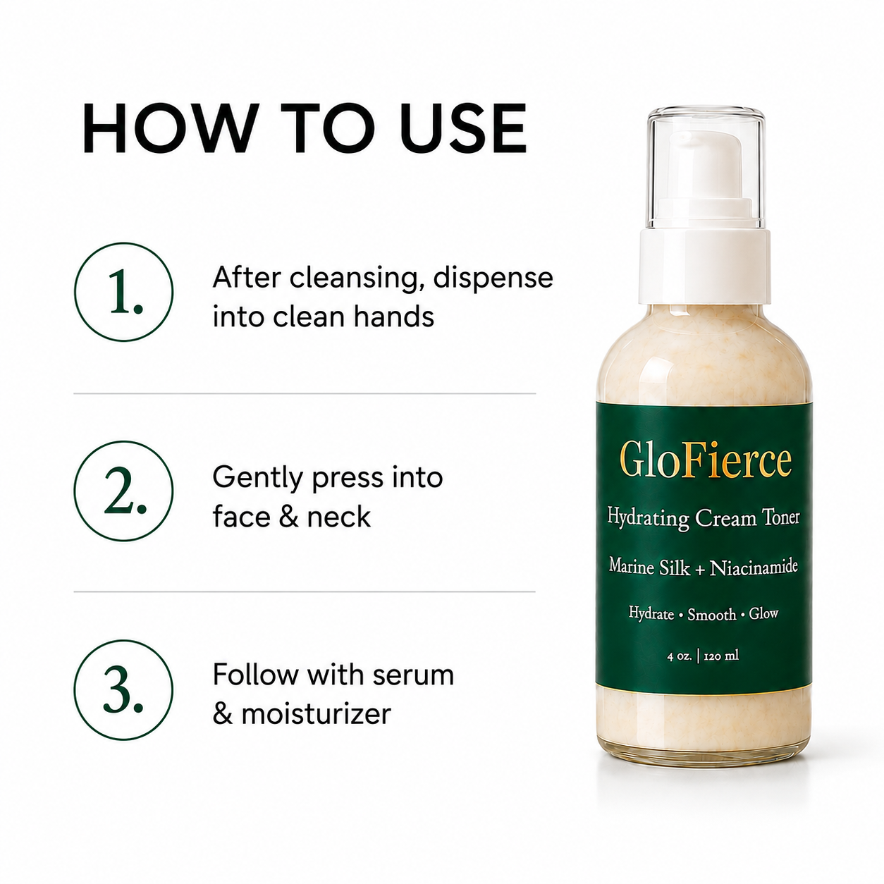 GloFierce Hydrating Cream Toner