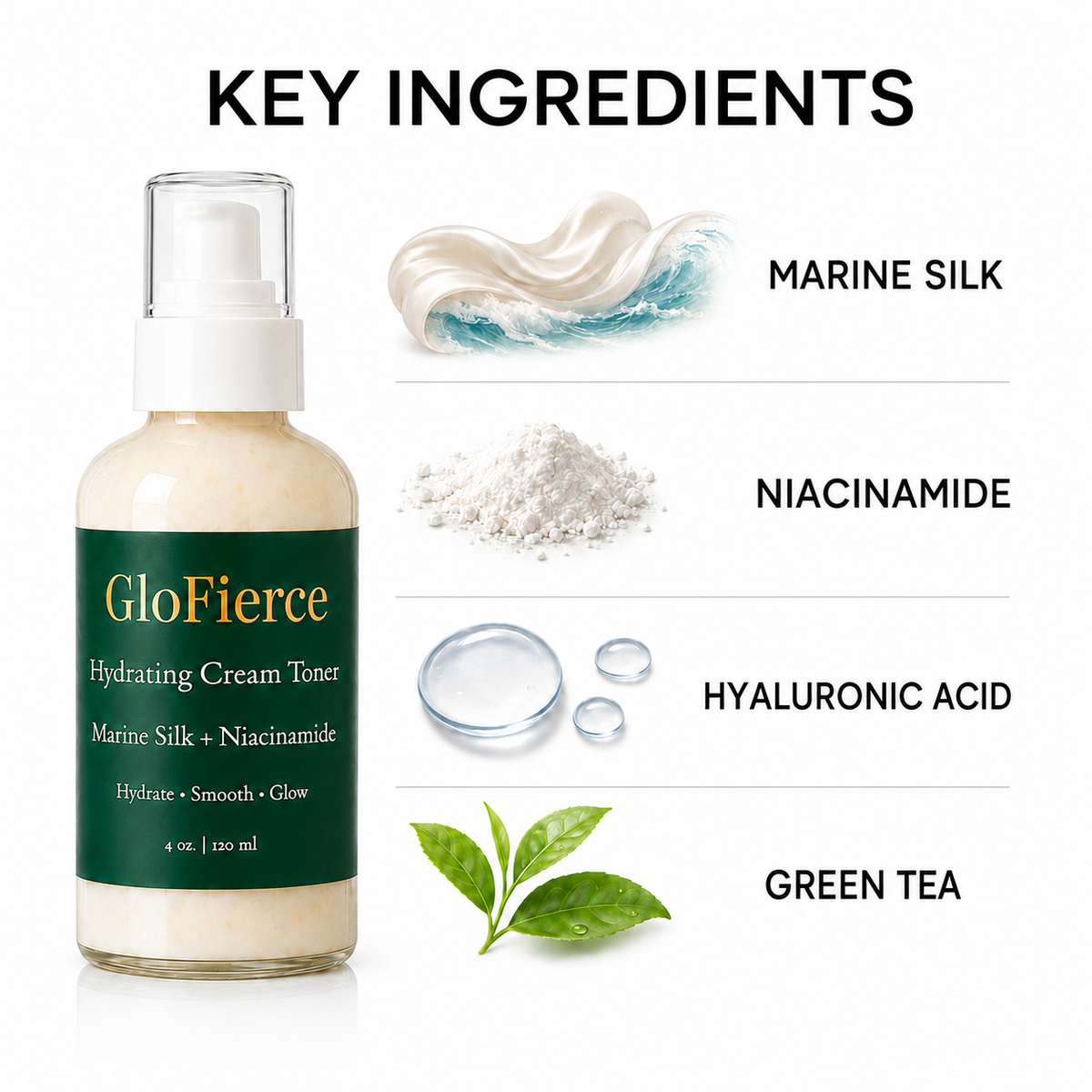 GloFierce Hydrating Cream Toner