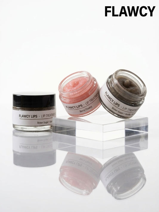 Flawcy Lip Treatment - Brightening + Smoothing + Lip Scrub