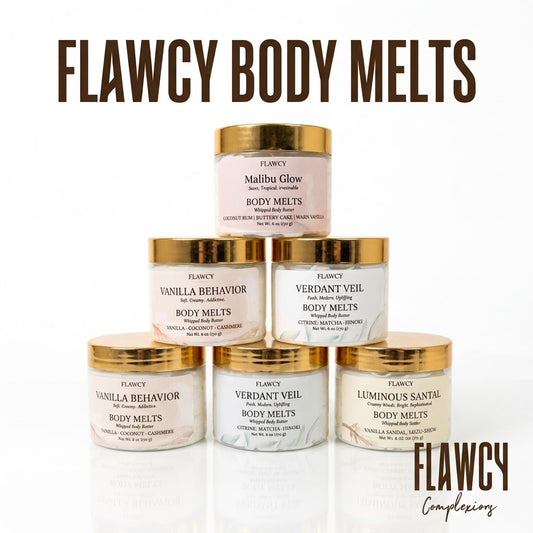 Flawcy Body Melt -Skin Brightening  Quadruple Body Butter blend
