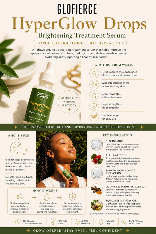 GloFierce HyperGlow Drops – Radiance Hydration Serum